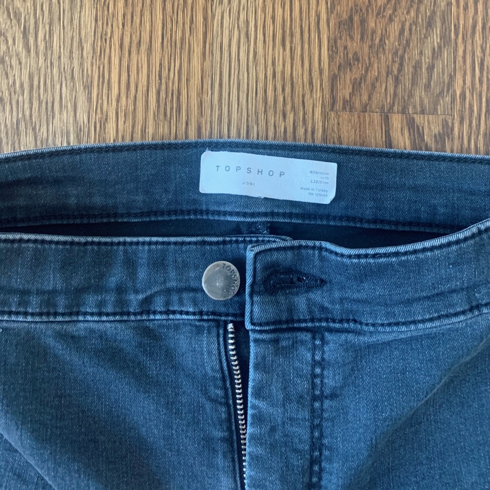 Top shop black Joni jeans